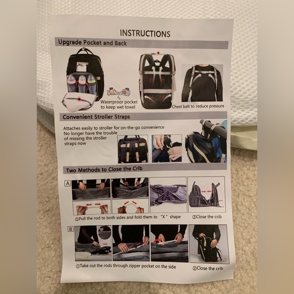 Diaper backpack - Picture 6 of 11